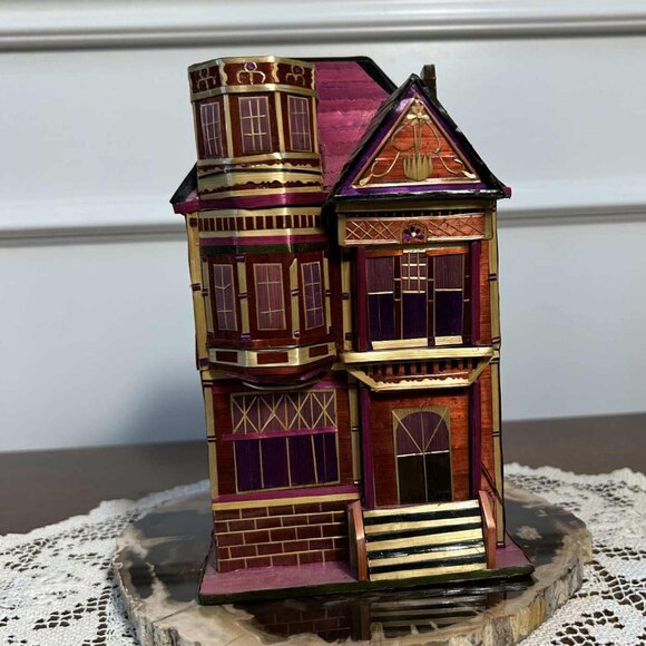 Vintage Victorian style 3 piece trinket / jewelry box - Picture 1 of 10